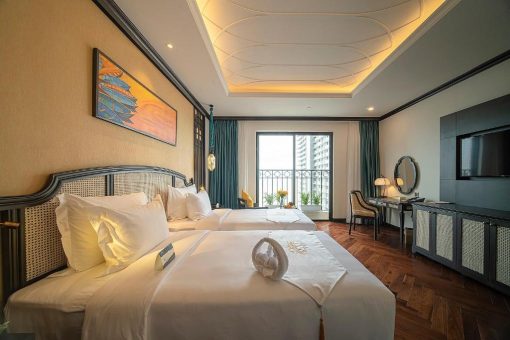 Giường ngủ Potique Hotel Nha Trang