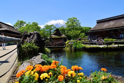 làng cổ Oshino Hakkai tuyệt đẹp