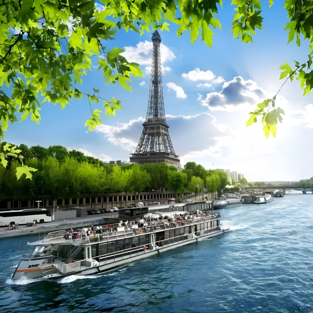 Ngắm sông sein du thuyền nước pháp Ngắm sông sein du thuyền nước pháp