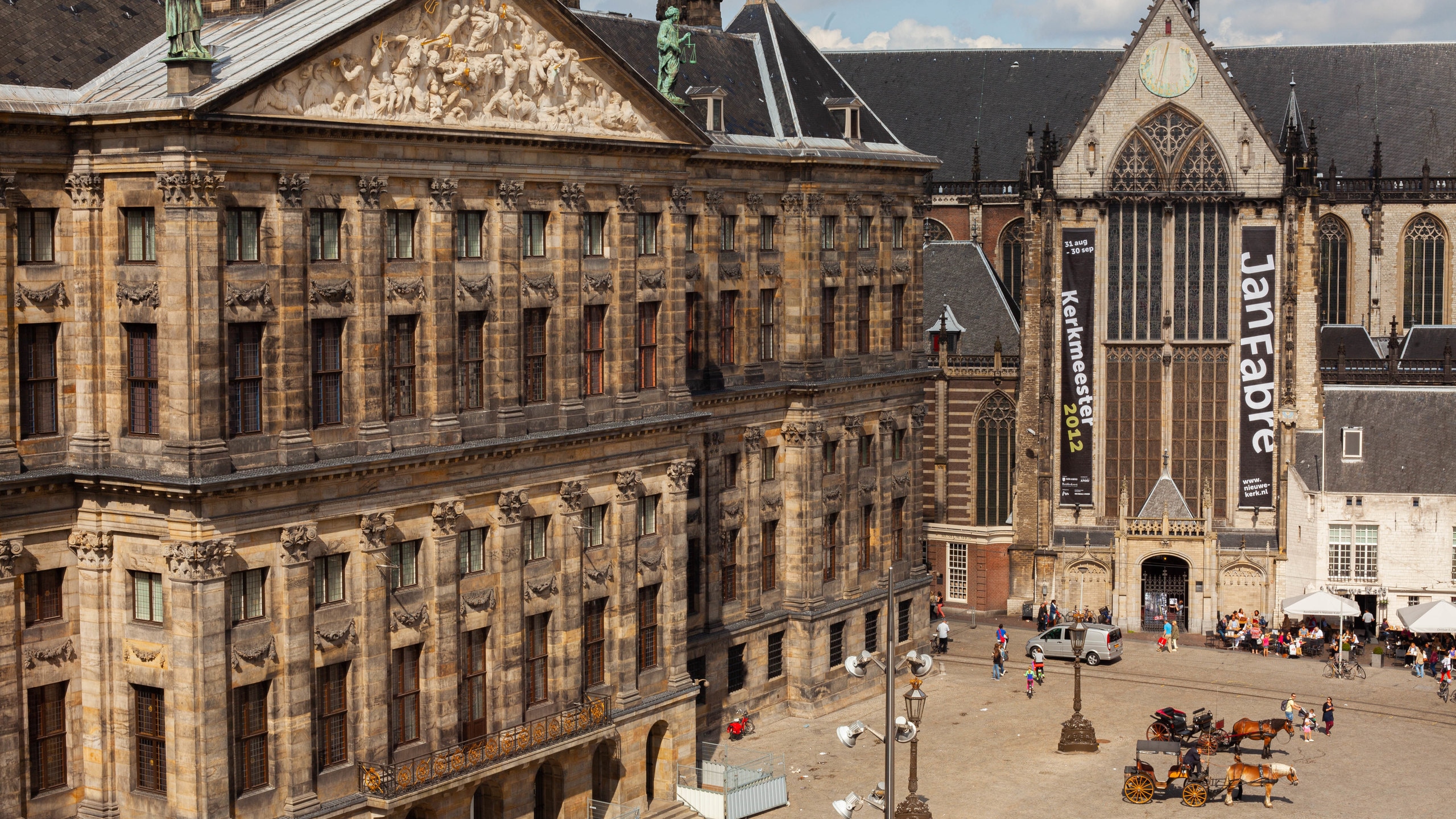 Quảng trường Dam Square hà lan Quảng trường Dam Square hà lan